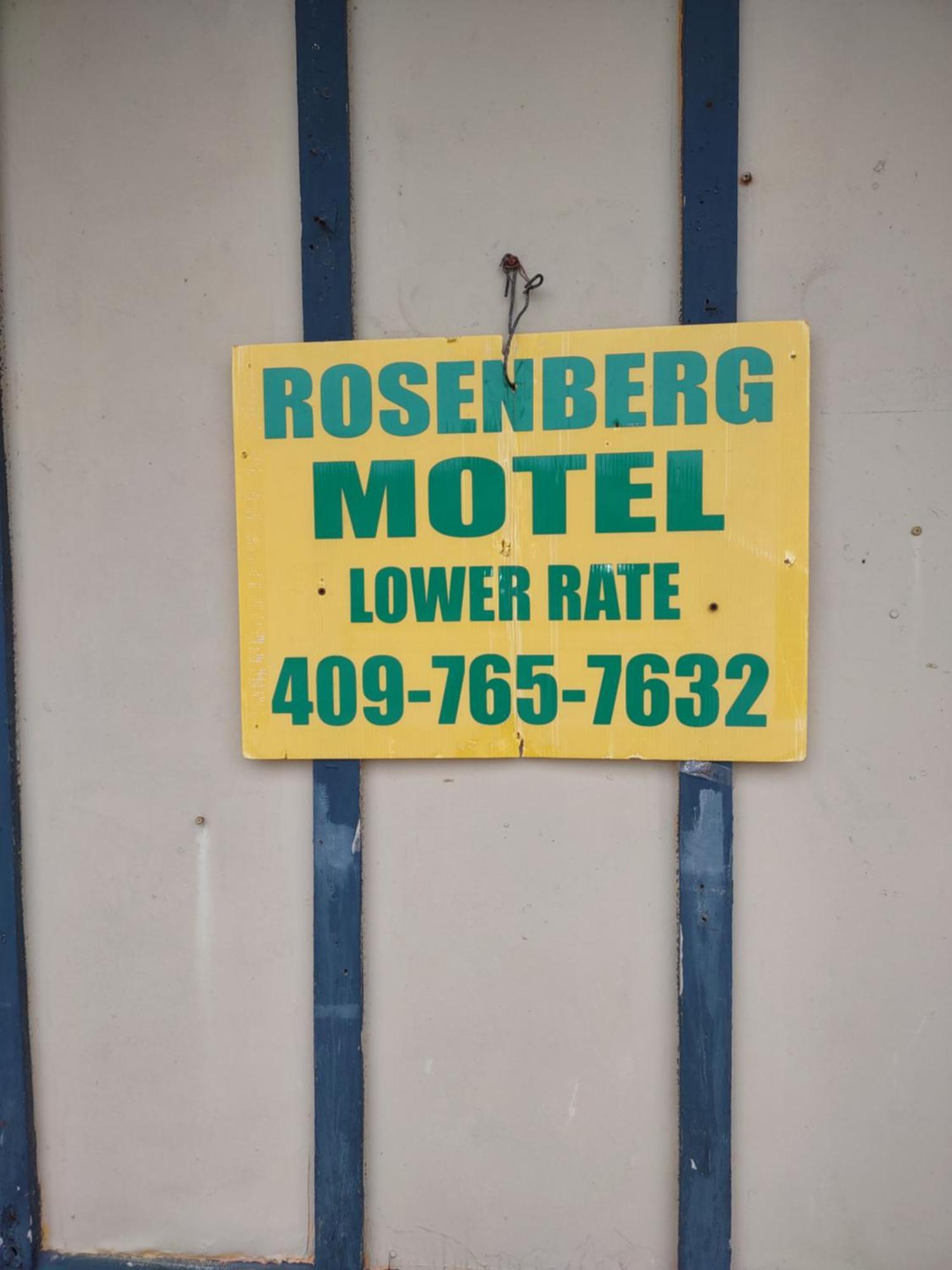 Rosenberg Motel Galveston Exterior foto